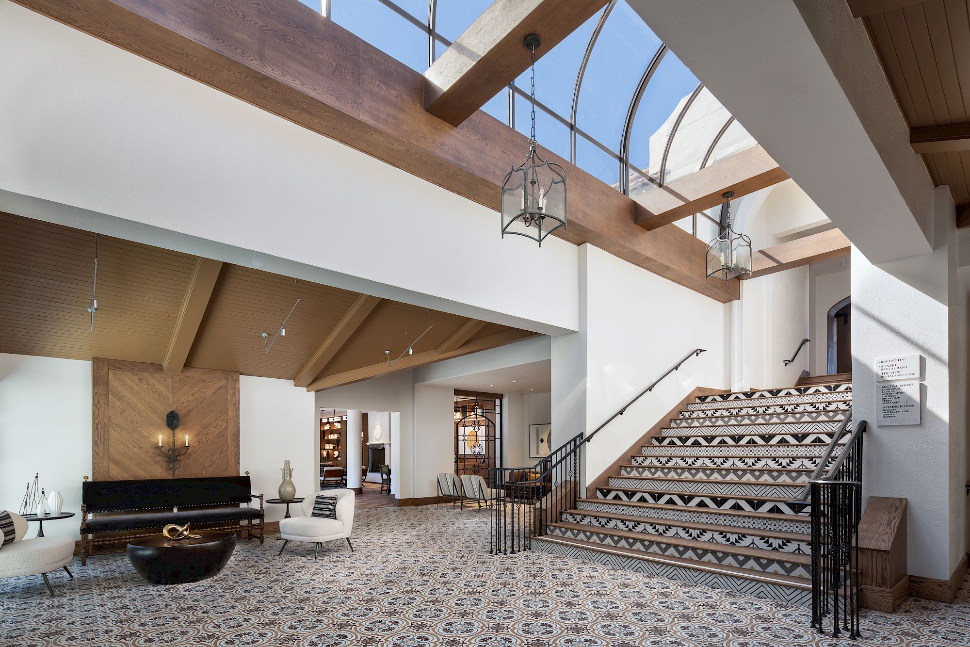 The lobby at Chaminade Resort & Spa