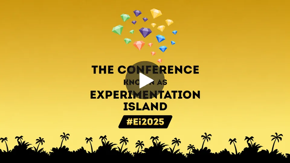 Experimentation island 2025 recap video thumbnail