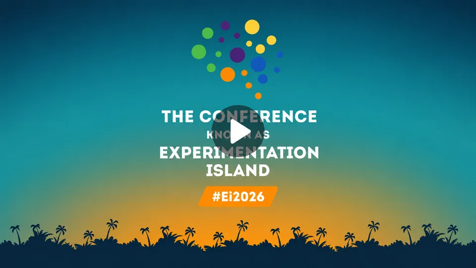 Experimentation island 2026 recap video thumbnail